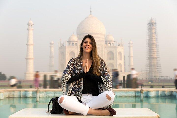 Taj Mahal-tur fra Delhi med eksprestog (Viator Award-vinder)