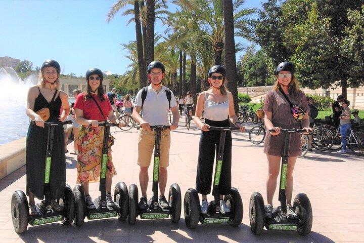 Visite des jardins en Segway et billet d'autobus touristique