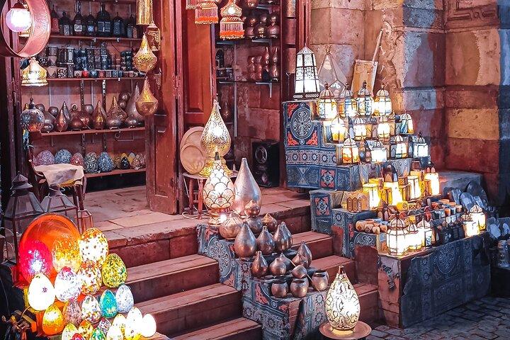 Oude bazaar van Caïro en Khan El Khalili