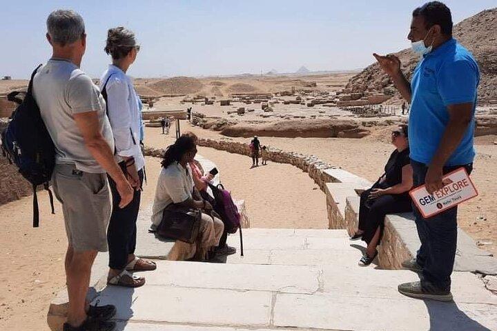 Privat heldagstur Giza-pyramiderna, Great Sphinx & Saqqara Complex