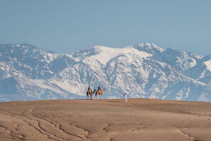 Atlasbergen i Marrakech och ökenturen i Agafay