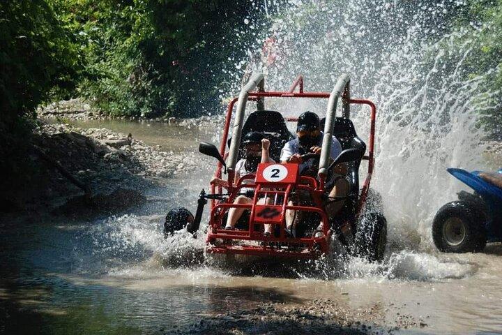 Rafting 3 en 1, safari en buggy et aventure en tyrolienne