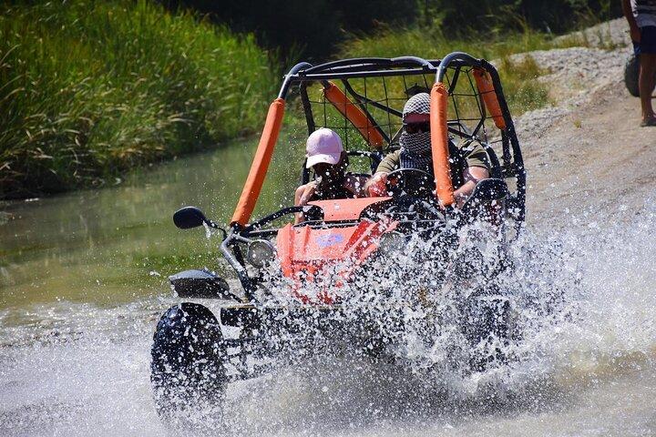 Rafting 3 en 1, safari en buggy et aventure en tyrolienne
