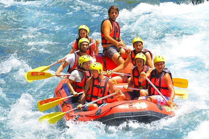 Rafting 3 en 1, safari en buggy et aventure en tyrolienne