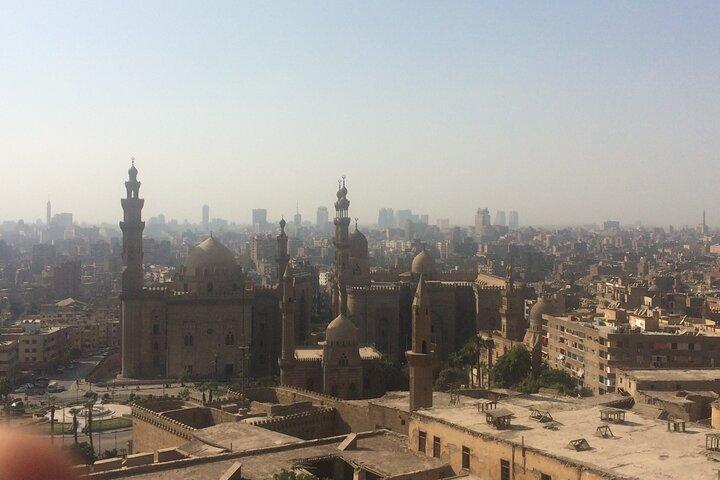 カイロ市の日帰り旅行、博物館、シタデル、コプト カイロ、カーン エル カリリ バザール
