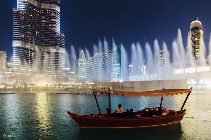 Dubai Fountain Show Boat Lake Ride Ticket