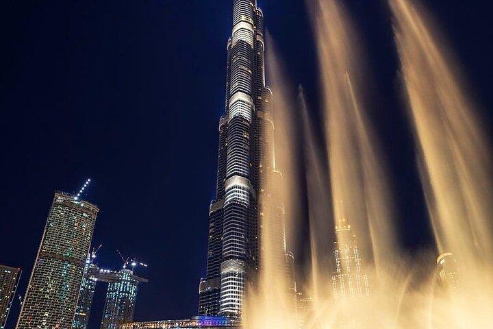 Burj Khalifa 124th Top Floor Bilhete à noite PVT Transfer