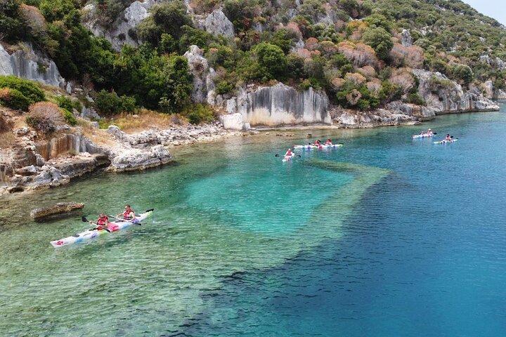De Kas: excursão guiada de caiaque no mar de Kekova