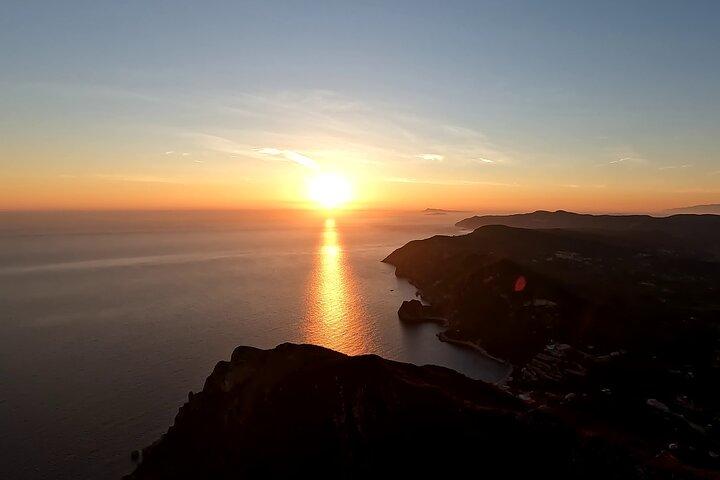 Voo de triciclo paramotor em Corfu
