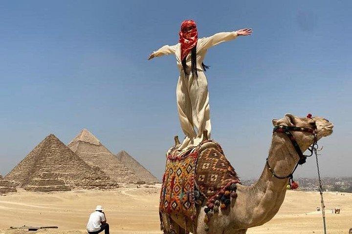 ギザのピラミッド、ラクダ乗り、ピラミッド内部へのプライベート日帰り旅行