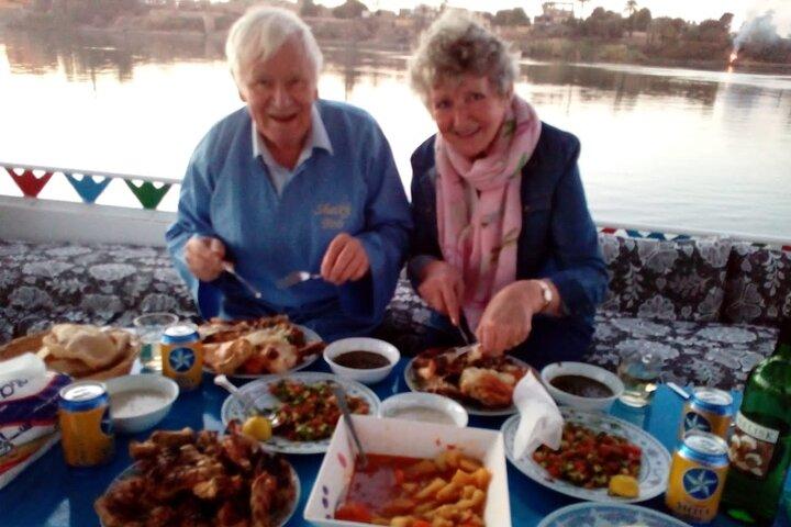 Felucca tur på Nilen med morgenmad eller frokost i Luxor