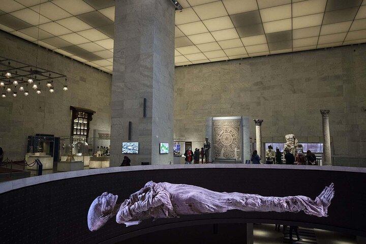 Visite guidée de 7 heures au musée des pyramides et des momies de Gizeh + déjeuner