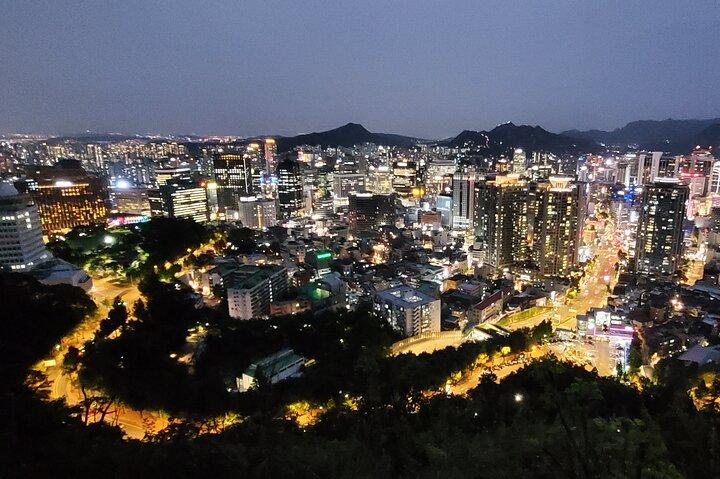 Seoul Food n Night view med lokal koreansk BBQ middag Hongdae st.