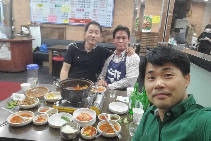 ソウルフードn夜景ローカル韓国語BBQディナー弘大通り