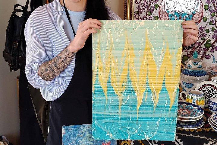 Tyrkisk Marbling Paper Art Workshop