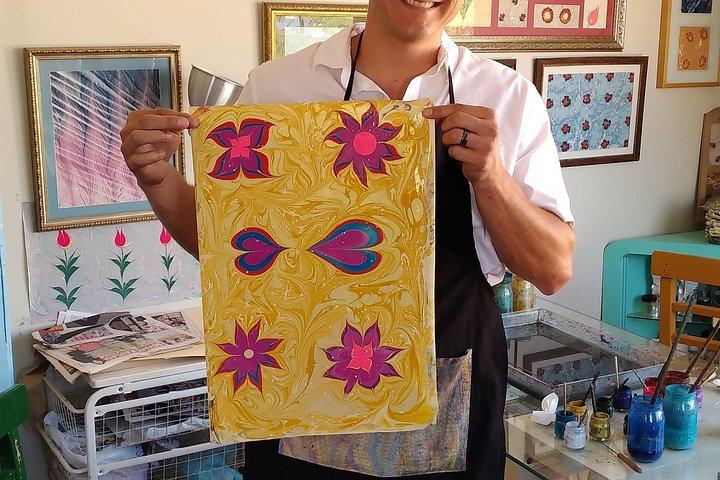Tyrkisk Marbling Paper Art Workshop