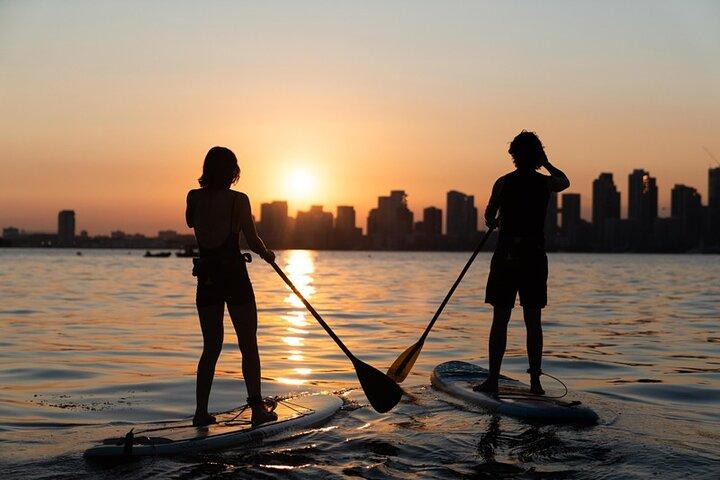 SUP Yoga i Toronto Islands, Canada