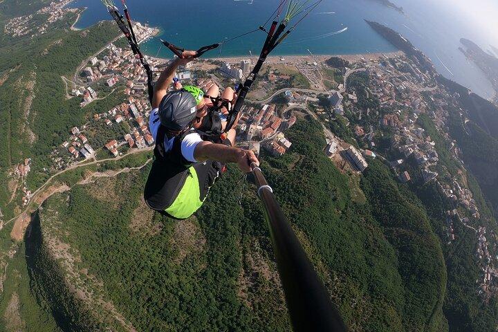 Paragliding Montenegro tandemvlucht