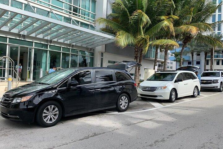 Traslado privado desde el aeropuerto de Miami (MIA) a los hoteles/playa de Miami