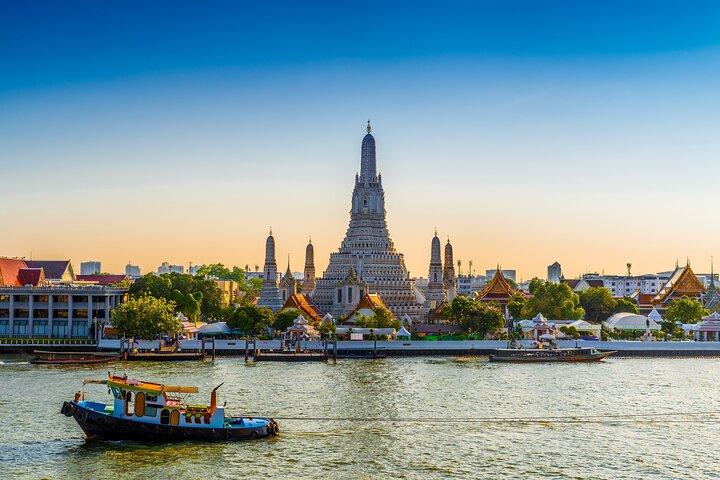 Con ciclo local: antiguo Bangkok escondido y recorrido gastronómico (medio día)