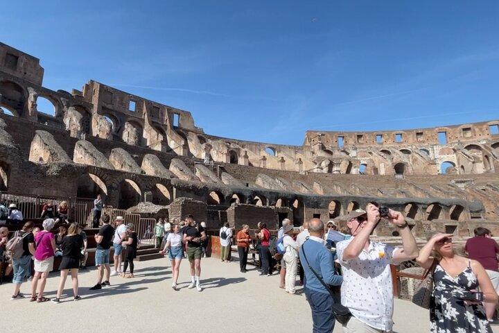 Private Colosseum Arena Express com acesso ao Fórum e Palatina
