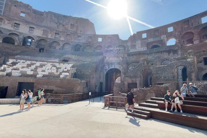 Private Colosseum Arena Express com acesso ao Fórum e Palatina