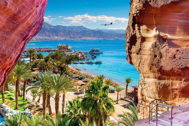 Aqaba privat transfer från/till Amman, flygplats, Döda havet eller K.H.B