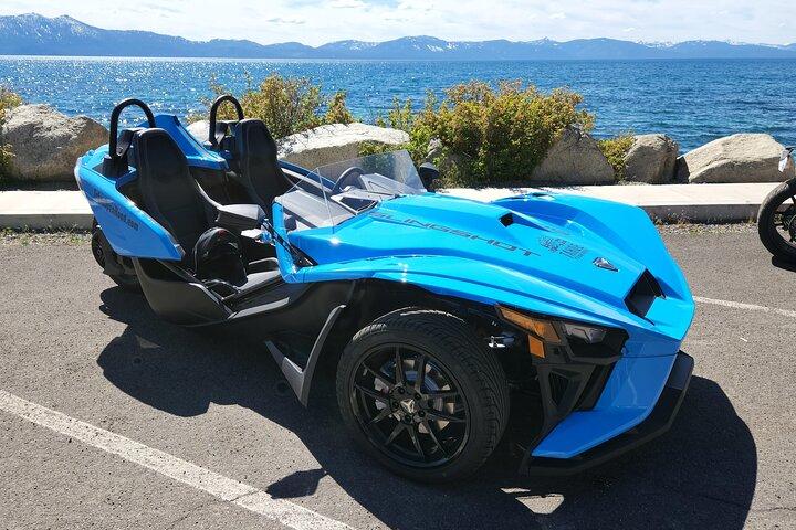 4 Stunden roter Polaris Slingshot-Verleih rund um den Lake Tahoe