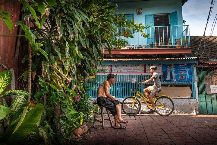 Experiencia en bicicleta del verdadero Bangkok