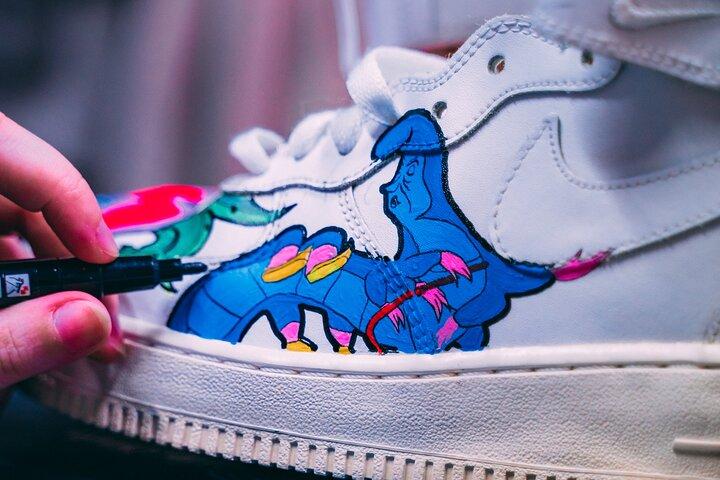 Custom Your Sneakers Into a Piece Of Art in Paris