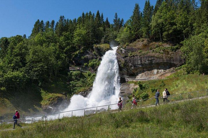 Excursion privée d'une journée Hardanger : Fjords, cascades et villages