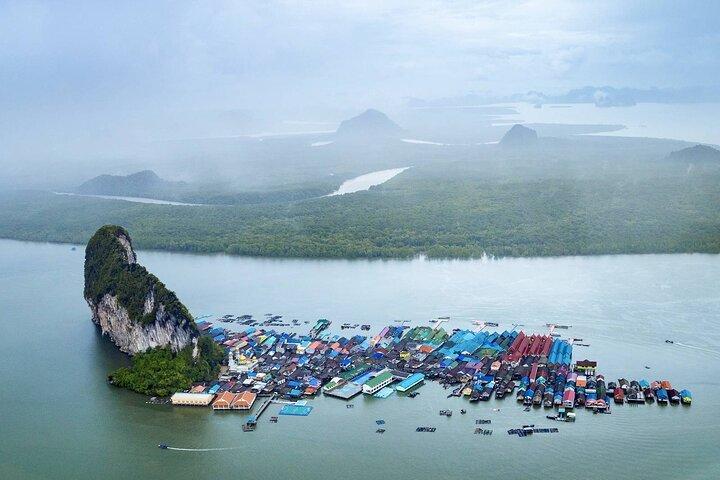 Excursión de un día en lancha rápida a las islas Khai y James Bond desde Phuket