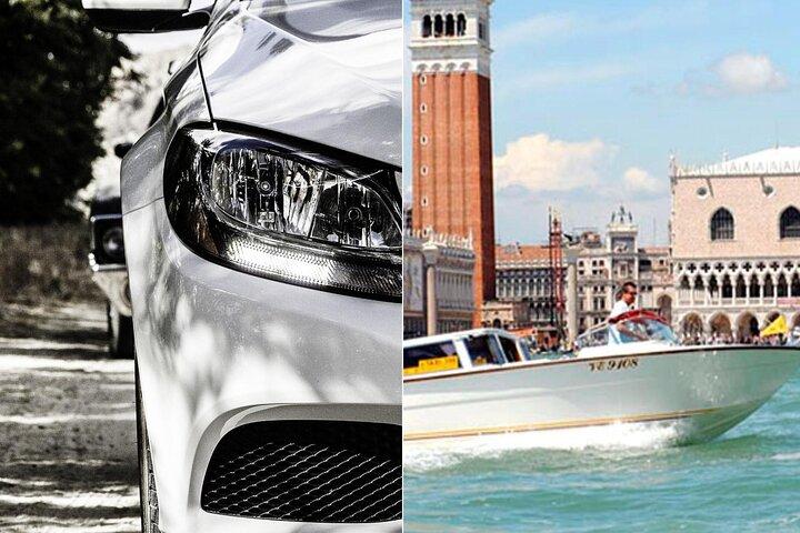 Transfer privado de chegada do aeroporto de Veneza para o hotel no centro da cidade de Veneza