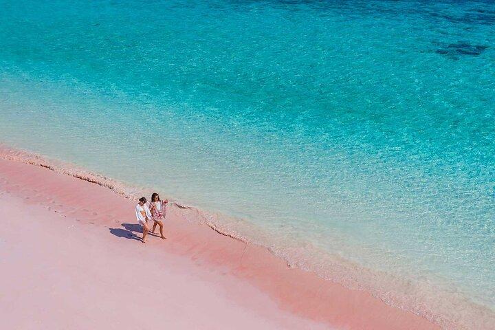 Excursion en bateau à Pink Beach, Lombok (journée complète + plongée avec tuba)
