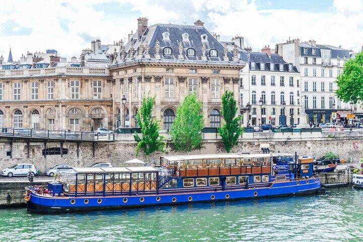 4-stündige Bootsfahrt Le Marais und Seine mit Mittagessen und Abholung vom Hotel in Paris