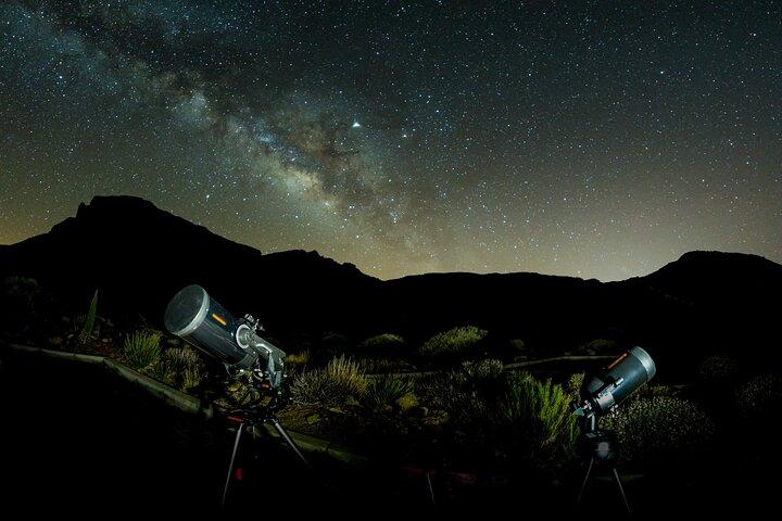 Tramonto e osservazione delle stelle dal Teide