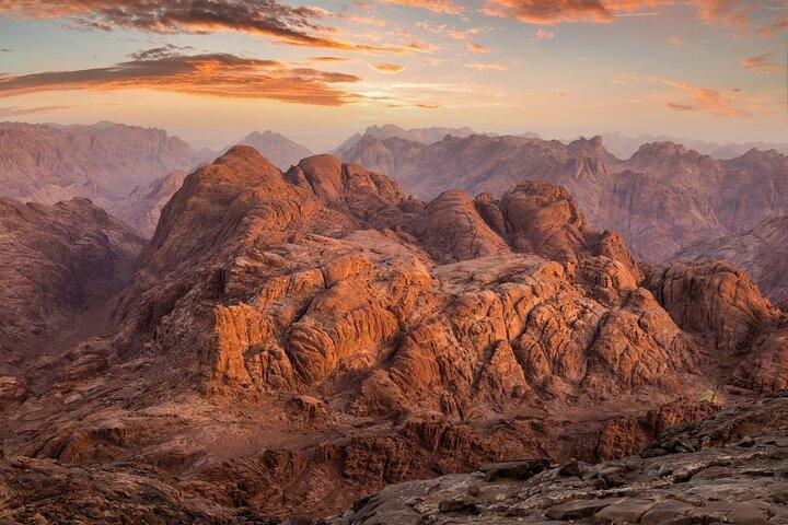 Mount Moses (solopgang) & St. Catherine Kloster fra Dahab