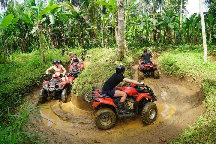 Ubud ATV Quad Bike Abenteuer mit Gorillahöhle und Mittagessen