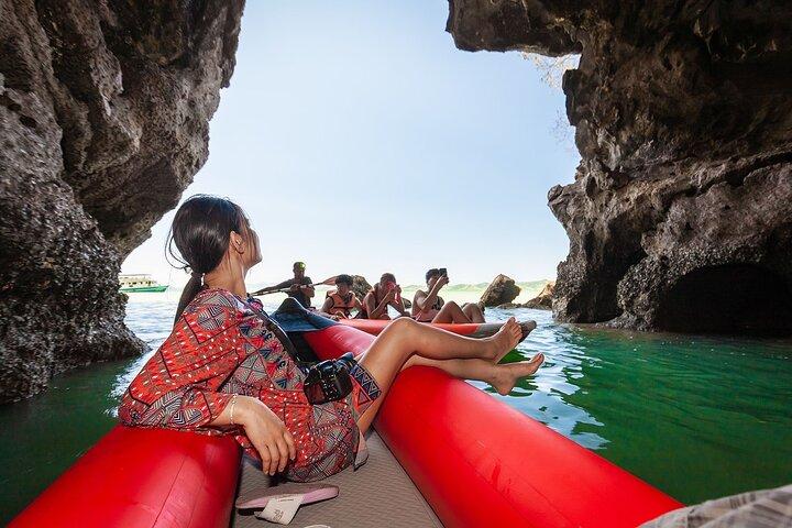 パンガー湾とジェームズボンド島、ビッグボートでのカヌー