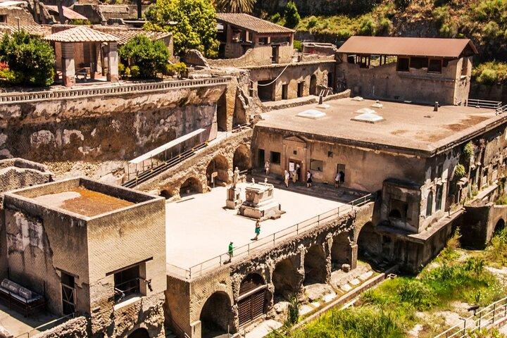Privat heldagstur till Pompeji och Herculaneum från Sorrento