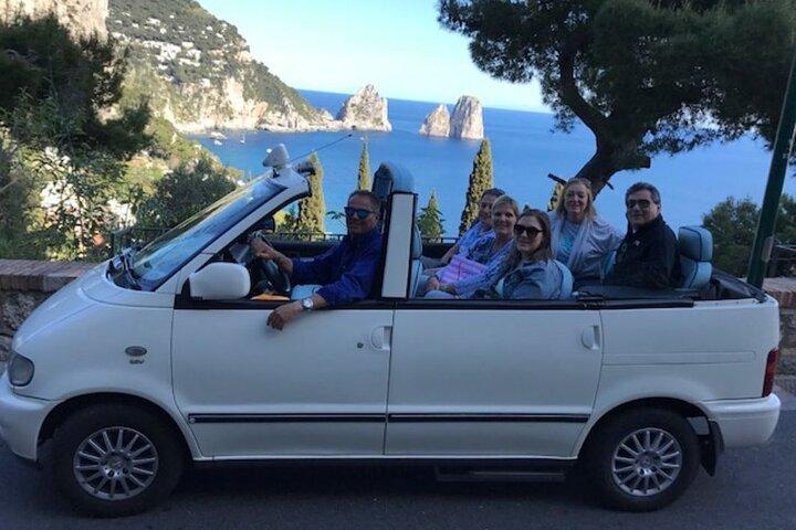 Excursion privée d'une journée à Capri, Anacapri et Grotte Bleue au départ de Naples