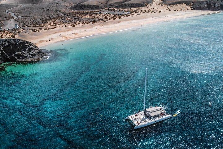 Catamaranzeilen op Lanzarote