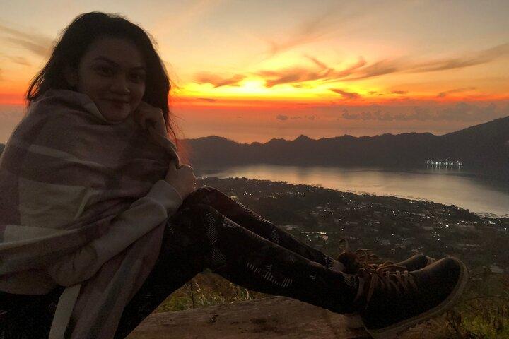 Mount Batur solopgang vandretur og naturlige varme kilder