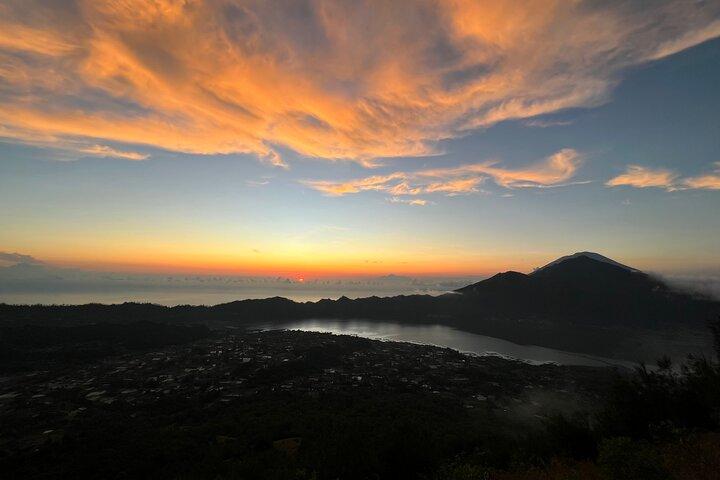Mount Batur solopgang vandretur og naturlige varme kilder