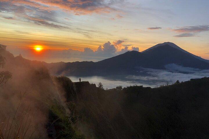 Mount Batur solopgang vandretur og naturlige varme kilder