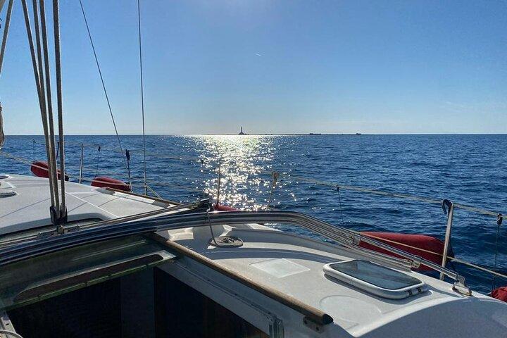 Tramonto in Barca a Vela a Gallipoli