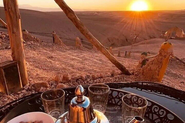 Agafay Desert-zonsondergangtrip met diner