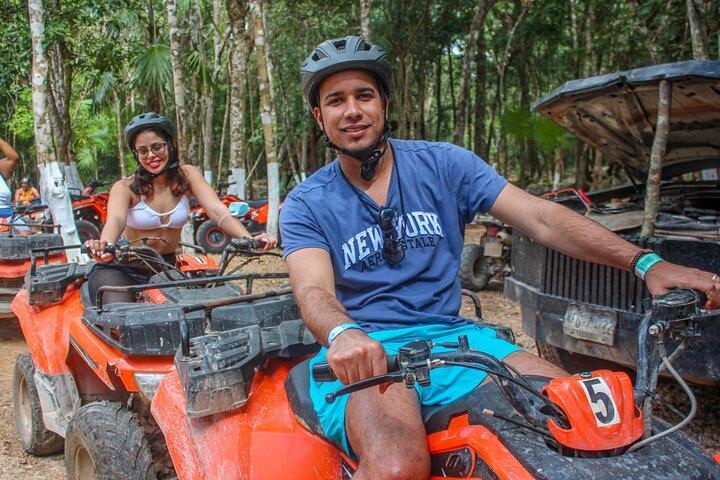 ATV Experience with Ziplines and Cenote Swimming from Cancun