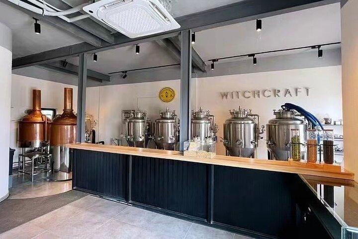 Taller de elaboración de cerveza en Shanghai con cocinas de fermentación