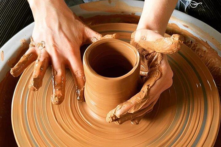 Workshop di ceramica Lamsaty con tè marocchino
